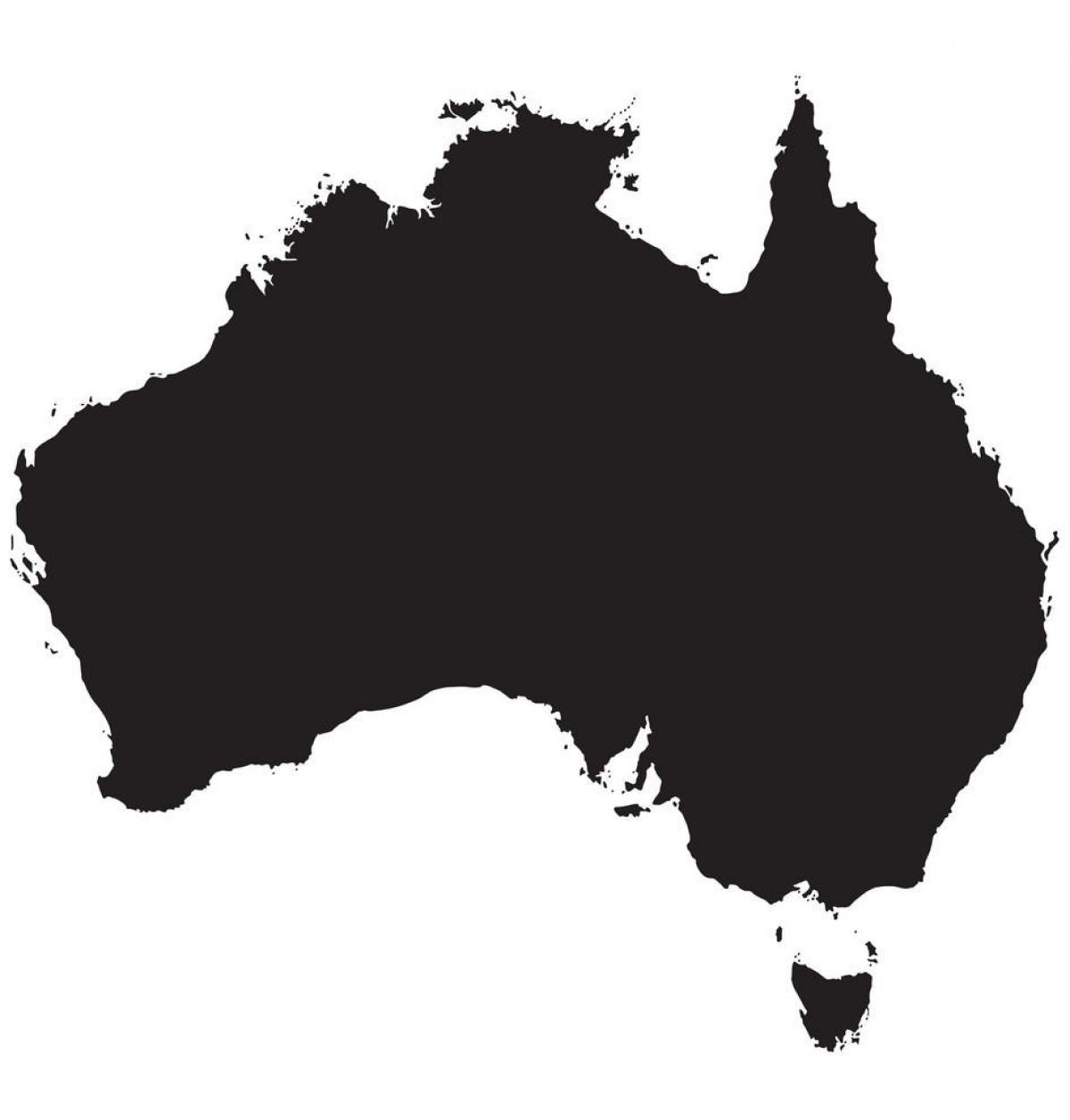 Australien Vektor-Karte